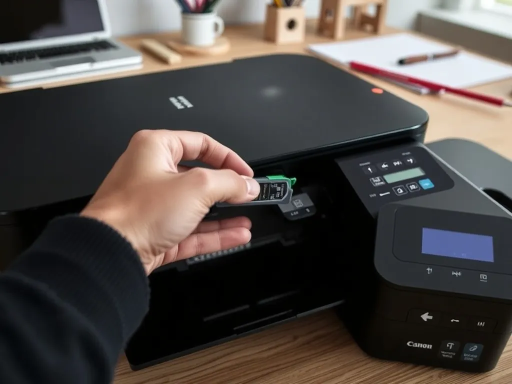 Jak wymienić tusz w drukarce Canon? Prosta instrukcja krok po kroku