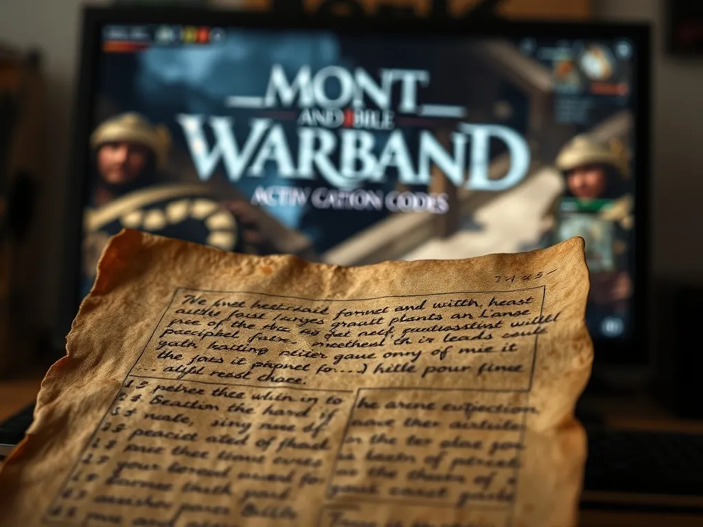 Mount and Blade Warband – kody do gry: jak je aktywować?